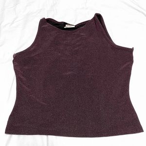 💜 plum shimmer tank